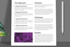 Corporate Case Study Template Layout