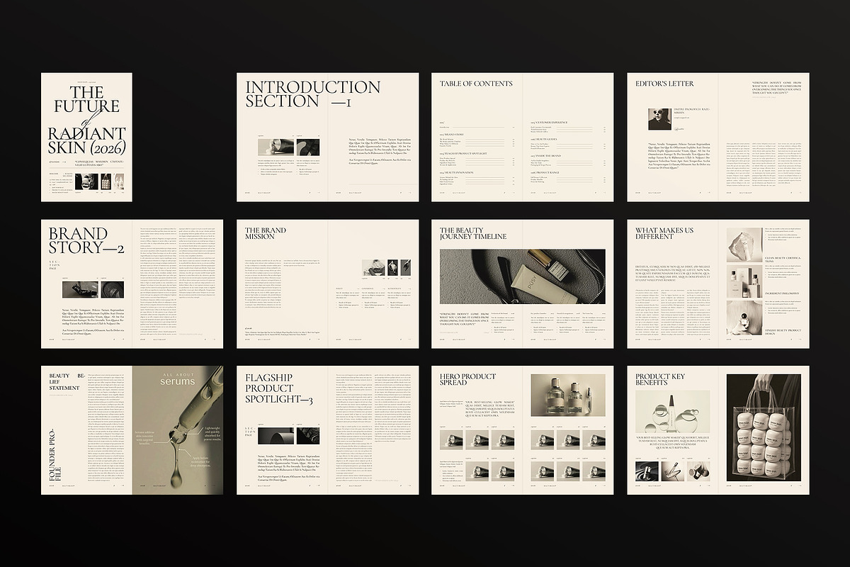 Beauty Brand Magazine Template, a Magazine Template by ArtisanaAura (Photo 15 of 16)