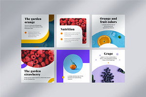 Fruit Social Media Kit 02