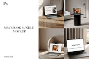 MACKBOOK MOCKUPS BUNDLE, a Mac Mockup by Aquarianz Studio (Thumbnail 1 of 3)