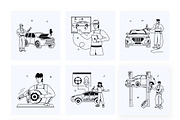 Car Service Illustrations, a Transportation Illustration by Vectors Market (Thumbnail 8 of 9)
