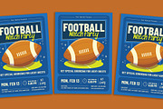 Football Watch Party Flyer, a Flyer Template by Gumico Studio. (Thumbnail 1 of 3)