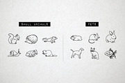 Wild Animal Icons Pack, an Outline Icon by Hatch Design Workshop (Thumbnail 4 of 10)