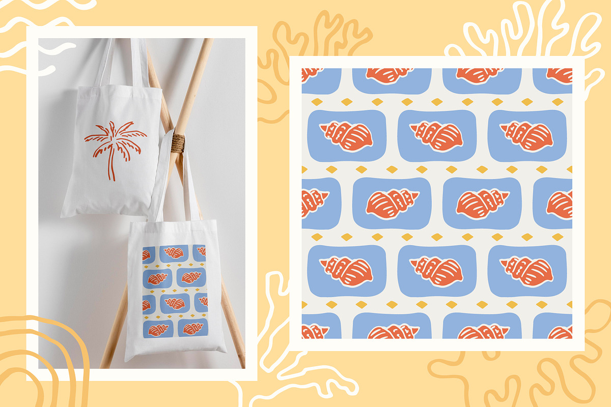 COASTAL - Summer Graphics Bundle, a Pattern Graphic by Katrinelly (Photo 10 of 10)
