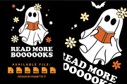 Ghost Read More Books Halloween, an Illustration by Vignette.IT (Thumbnail 2 of 3)