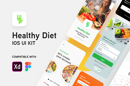 Healthy Diet - Diet App UI Kit