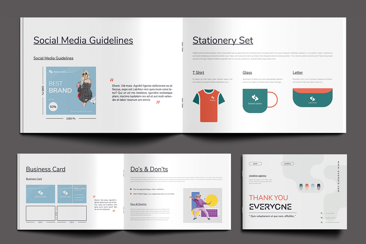 New Brand Guideline Layout, a Brochure Template by MightyDesign (Photo 6 of 9)
