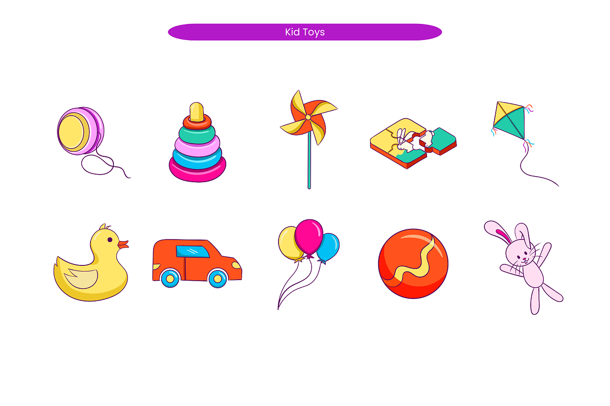 Kid Toys, an Education Illustration by Creathub Studio (Photo 3 of 3)