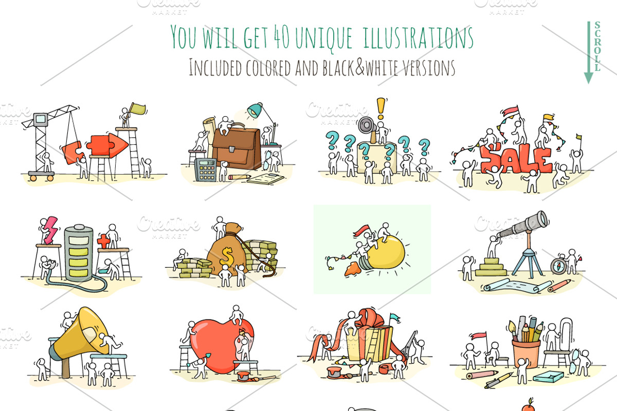 Business concepts with people #3, a Finance Illustration by Sapunkele (Photo 3 of 3)