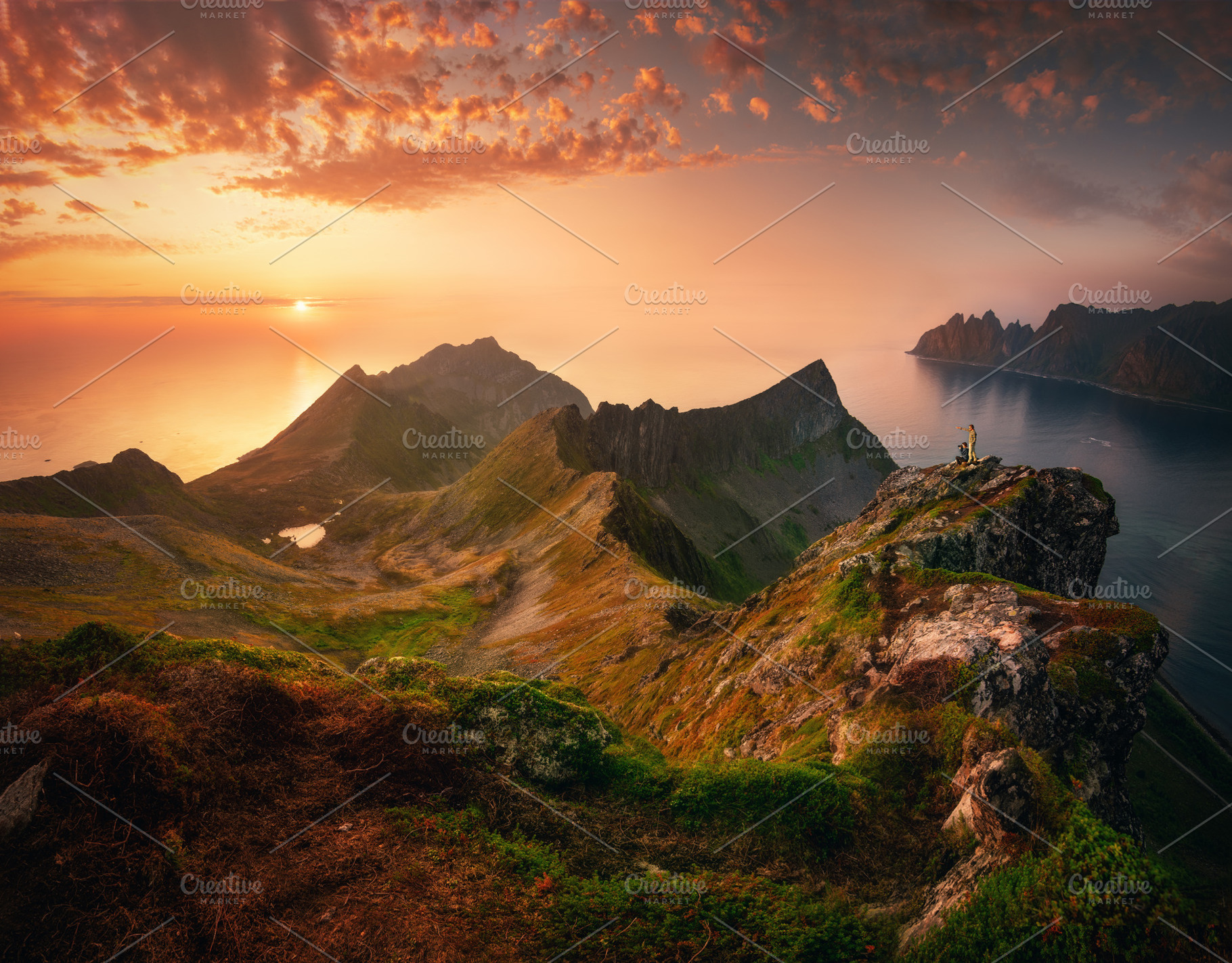 Sunset in Senja island, Norway, a Nature Photo by Milen Dobrev