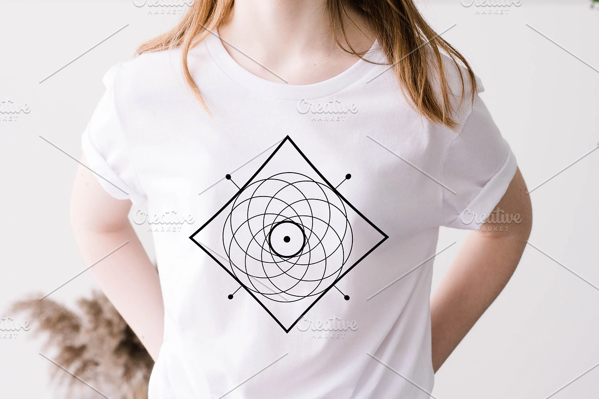 Sacred Geometry Black Set Mandalas, an Object Graphic by GraphicRedStudio (Photo 6 of 8)
