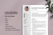Resume - CV Template with Photo, a Resume Template by Klamp Studio (Thumbnail 5 of 8)