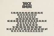 Thick Amore - All Caps Ligature Font, a Serif Font by Airotype (Thumbnail 10 of 11)