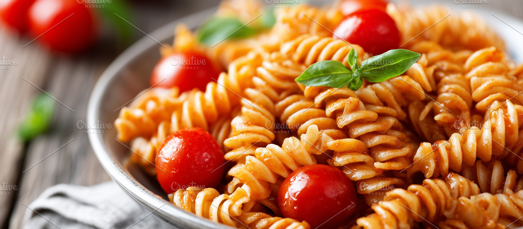 Delicious Italian fusilli pasta, a Food & Drink Photo by MistyDay