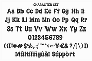 Grove Chunky - Retro Groovy Font, a Handwritten Font by SaktiAvellin (Thumbnail 8 of 9)