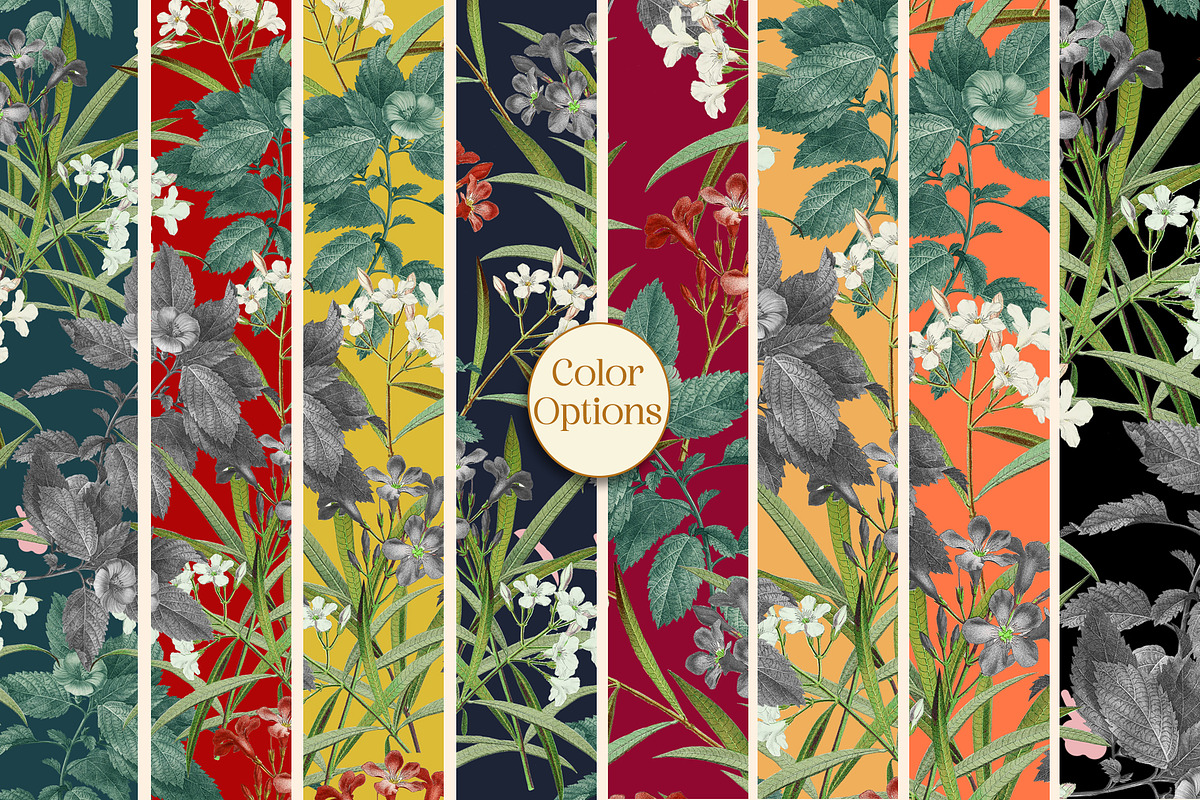 Flora Whisper Prints & Patterns, a Pattern Graphic by GND ART STUDIO (Photo 2 of 8)