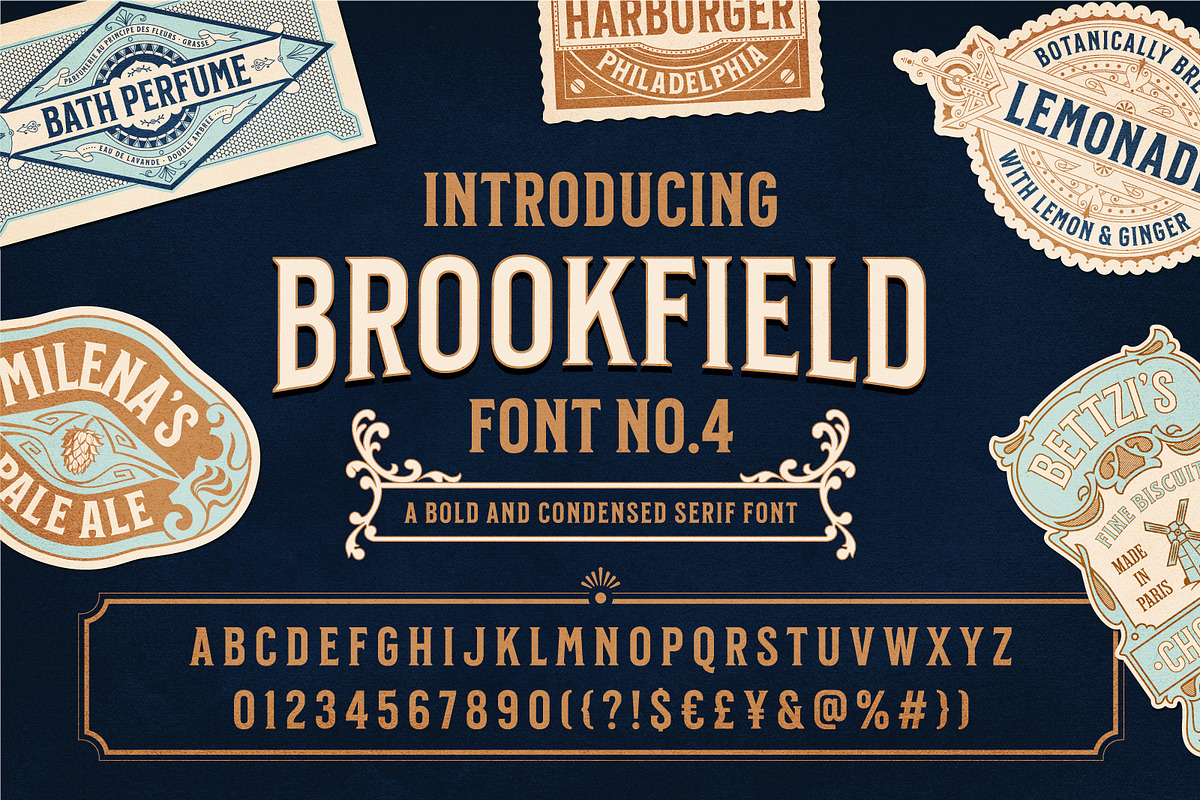 Nostalgic Font and Label Collection, a Graphic by Heritage Type Co. (Photo 11 of 14)