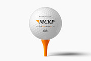 Golf Ball Mockup Set, an Advertising Mockup by ForgeDesign (Thumbnail 5 of 7)
