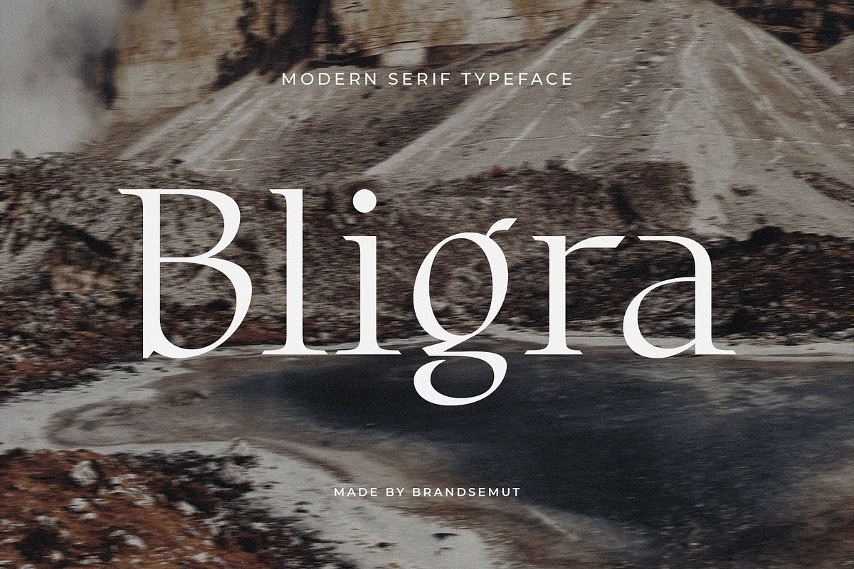 Bligra – Modern Serif Typeface, a Serif Font by BrandSemut (Photo 13 of 13)