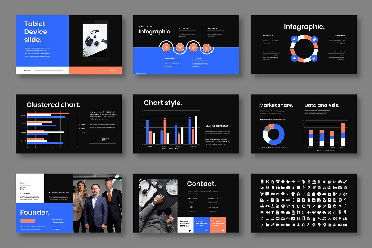 Bania - Business Google Slide Templa, a Presentation Template by Dens Creative Studio (Photo 5 of 6)
