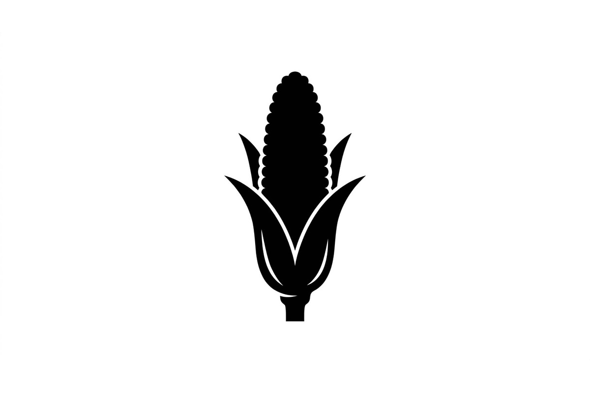 Fresh Corn Cob Silhouette Set, an Object Graphic by Designs_River (Photo 2 of 3)