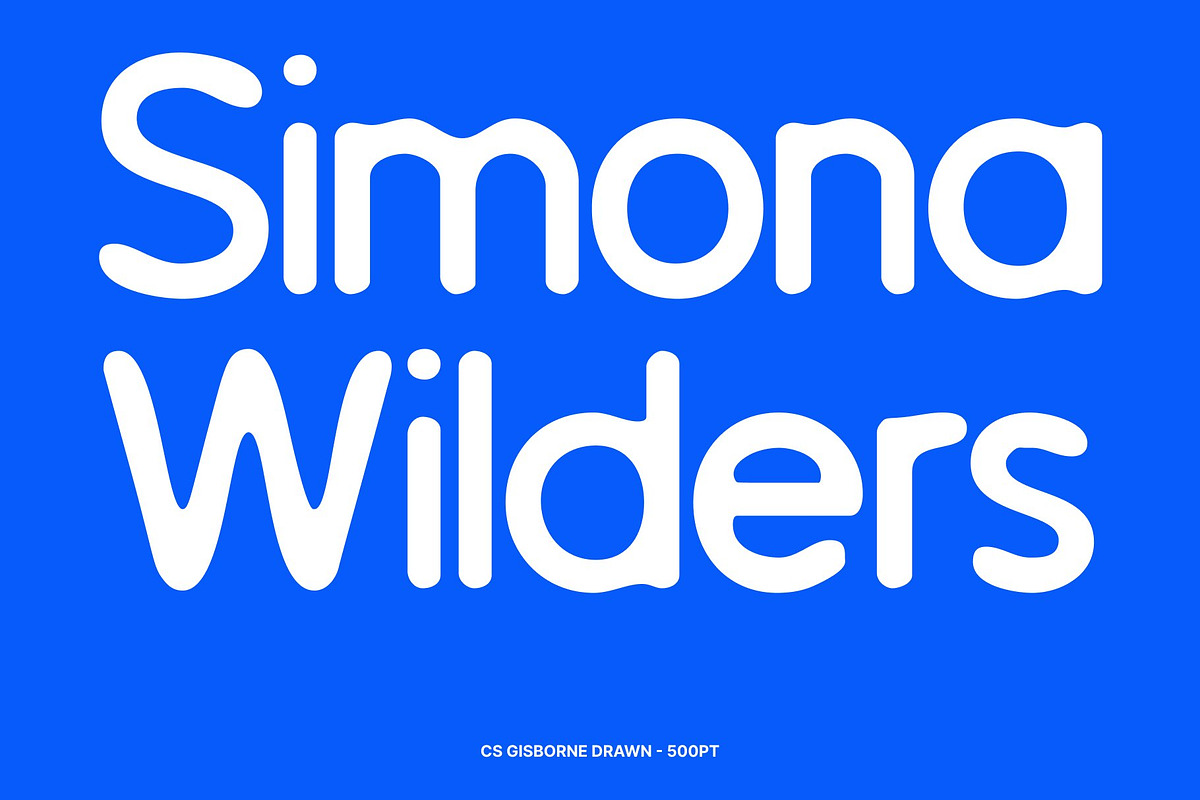 CS Gisborne Drawn, a Sans Serif Font by Craft Supply Co. (Photo 4 of 8)