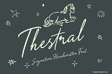 Thestral Signature Handwritten Font