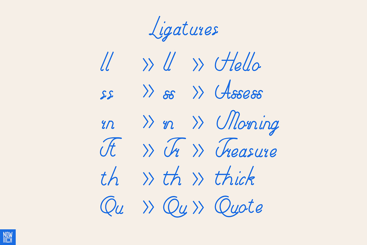 Pistia - Script Typeface, a Script Font by Nouric Design (Photo 16 of 19)