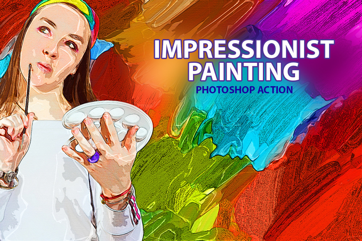 Impressionist Painting, an Action Add-On by Danive Studio (Photo 2 of 11)
