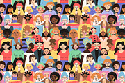 Women. Vector and raster graphics., a Person Illustration by Oliana Moroz (Thumbnail 16 of 19)