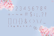 Sakura | Handwriting font, a Handwritten Font by LivelyAutumn11.11 (Thumbnail 3 of 6)