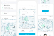 MY RIDE - Taxi App UI Kit, an UI Kit Template by Nimart (Thumbnail 2 of 5)