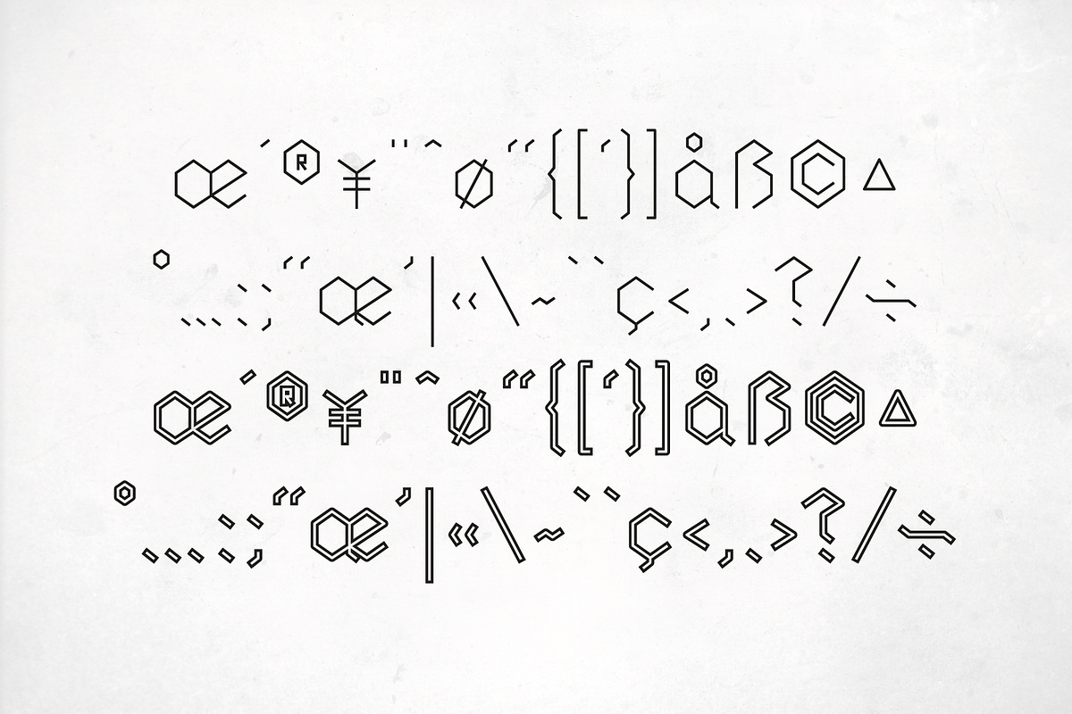 Envoyer Hex Font + Hand Illustrations preview 5