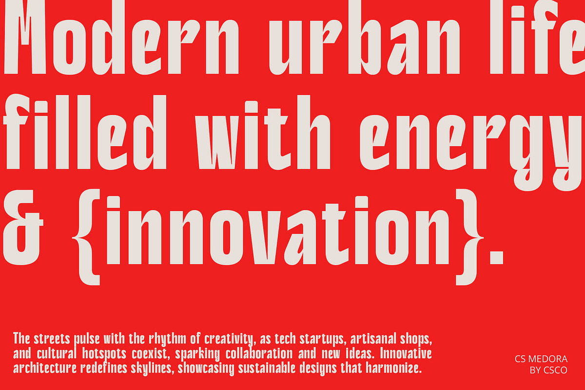 CS Medora – Condensed Font, a Sans Serif Font by Craft Supply Co. (Photo 3 of 8)