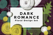 Dark Romance Floral Set, a Texture Illustration by Marmalade Moon (Thumbnail 1 of 10)