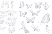 Card templates, floral illustrations, a Card Template by AnastasiyaOleynik (Thumbnail 8 of 10)