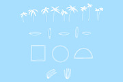 Beach Vibes Graphic Collection, an Illustration by Mere Hunter (Thumbnail 3 of 4)