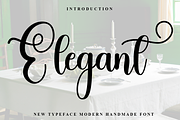 Elegant, a Handwritten Font by InermediaSTUDIO (Thumbnail 1 of 8)