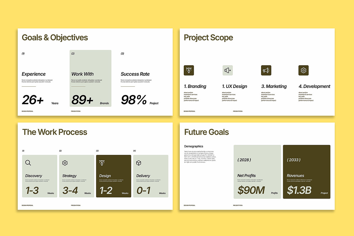 Brand Design Proposal Deck, a Presentation Template by Devators (Photo 5 of 8)