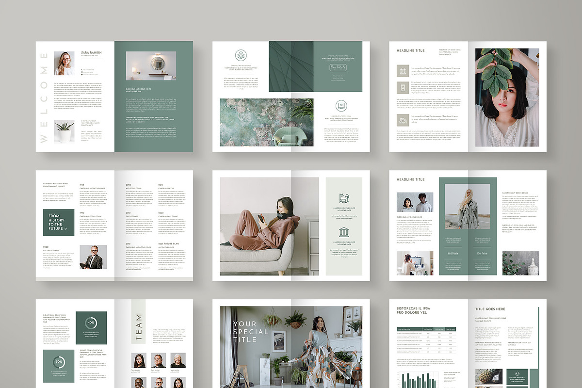 Brochure Template 02, a Brochure Template by BrochuresFactory (Photo 6 of 7)