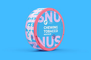 Snus Chewing Tobacco Can Mockup Side, a Packaging Mockup by easymock 2 (Thumbnail 8 of 10)