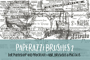 Paperazzi 2 Brushes for PS/PRO, a Brush Add-On by Polka Dot Pixels (Thumbnail 1 of 3)