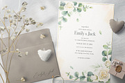 Eucalyptus Wedding Stationary, an Illustration by Elena Medvedeva (Thumbnail 5 of 8)