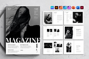 Magazine Template, a Magazine Template by DesignCrest (Thumbnail 1 of 14)