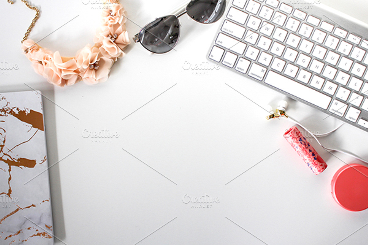 Feminine Flatlay Bundle, a Social Media Template by life i design by Nicki (Photo 1 of 2)