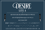 Desire Lite A, a Font by Borges Lettering (Thumbnail 2 of 10)
