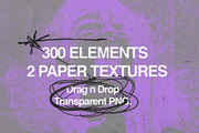 Doodles elements Pack, a Texture Illustration by Design syndrome (Thumbnail 2 of 8)