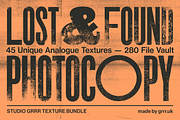 Lost & Found Photocopy Bundle, a Texture Graphic by Studio GRRR (Thumbnail 1 of 16)