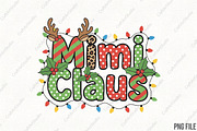 Christmas Mimi Claus Santa Reindeer, an Illustration by CraftArtStudio (Thumbnail 1 of 4)