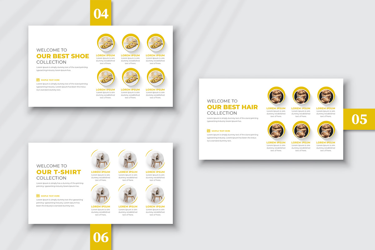 Product Catalog Slides Template, a Presentation Template by pixelcreatx (Photo 2 of 4)